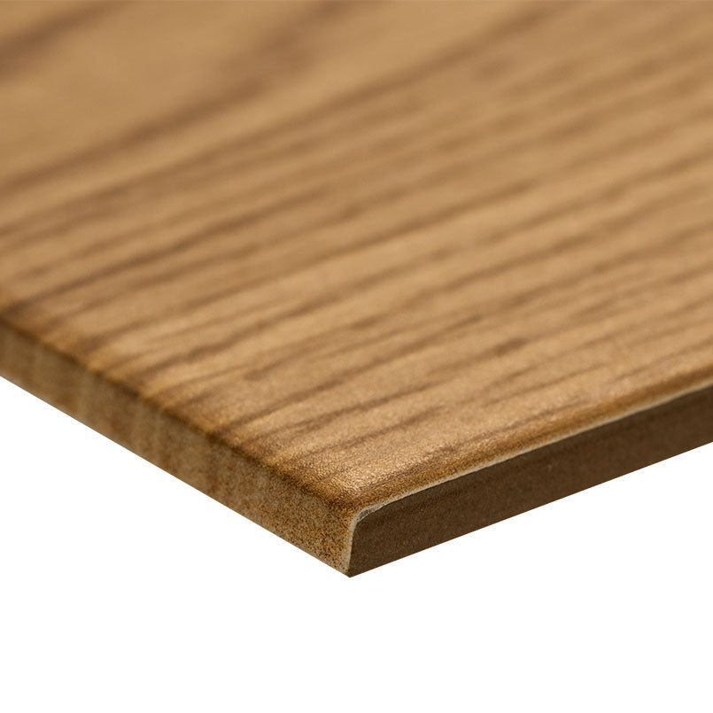 Cabana Wood-Look Porcelain Tile — close-up texture view — color Tawny