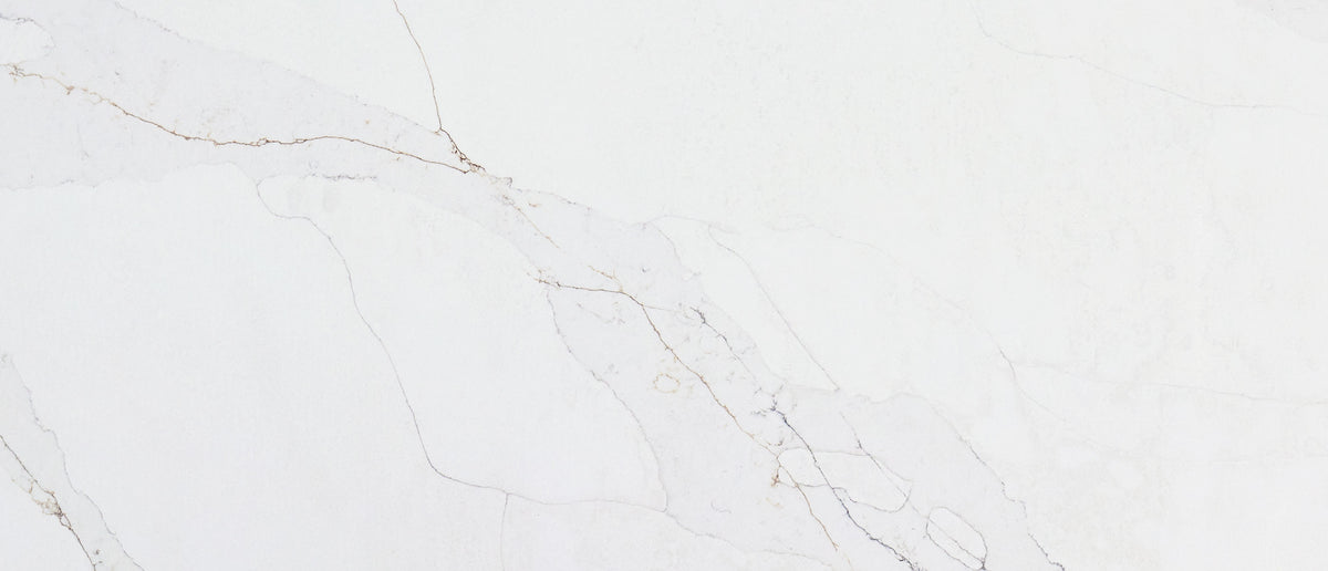 Calacatta Abezzo quartz — close up