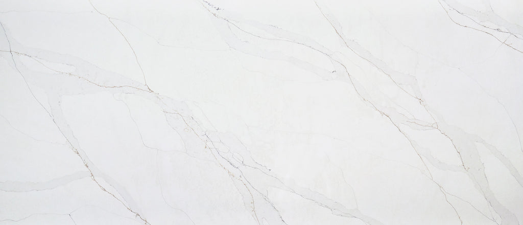 Calacatta Abezzo quartz — slab