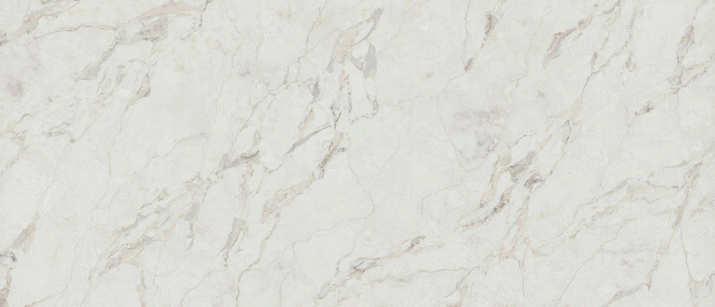 Calacatta Aravine quartz — slab