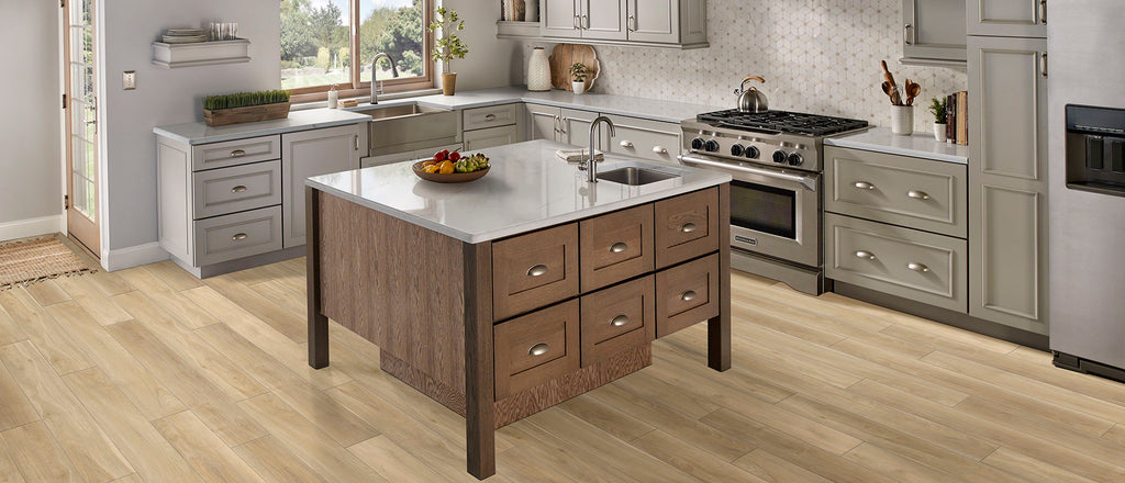 Calacatta Arno quartz — room scene