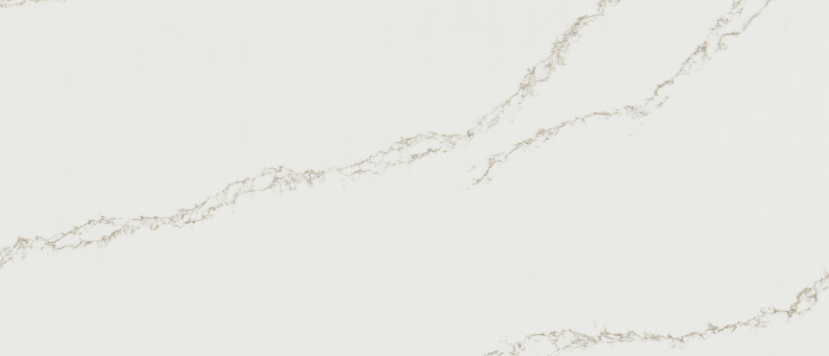 Calacatta Arno quartz — close up