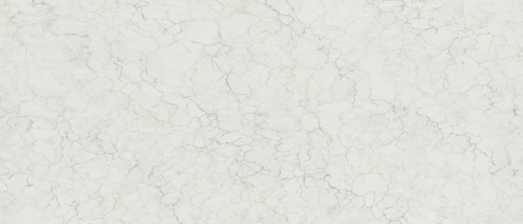 Calacatta Azulean quartz — slab