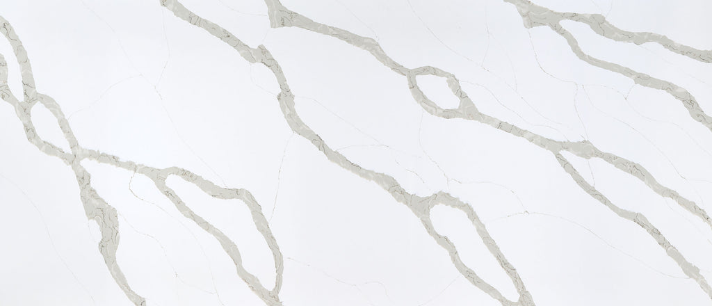 Calacatta Bali quartz — slab