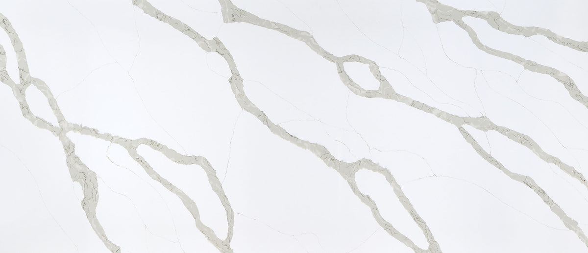 Calacatta Bali quartz — slab