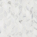 Calacatta Blanco Pattern Polished Marble Mosaic — clean product view — color White-cool with bold gray veining