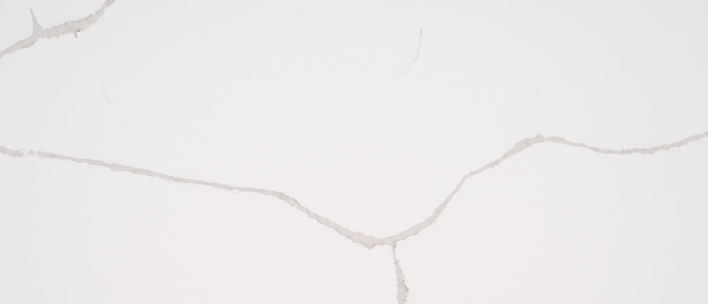 Calacatta Classique quartz — close up