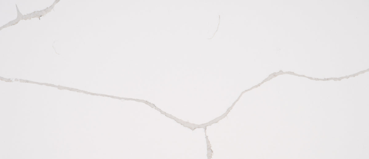 Calacatta Classique quartz — close up