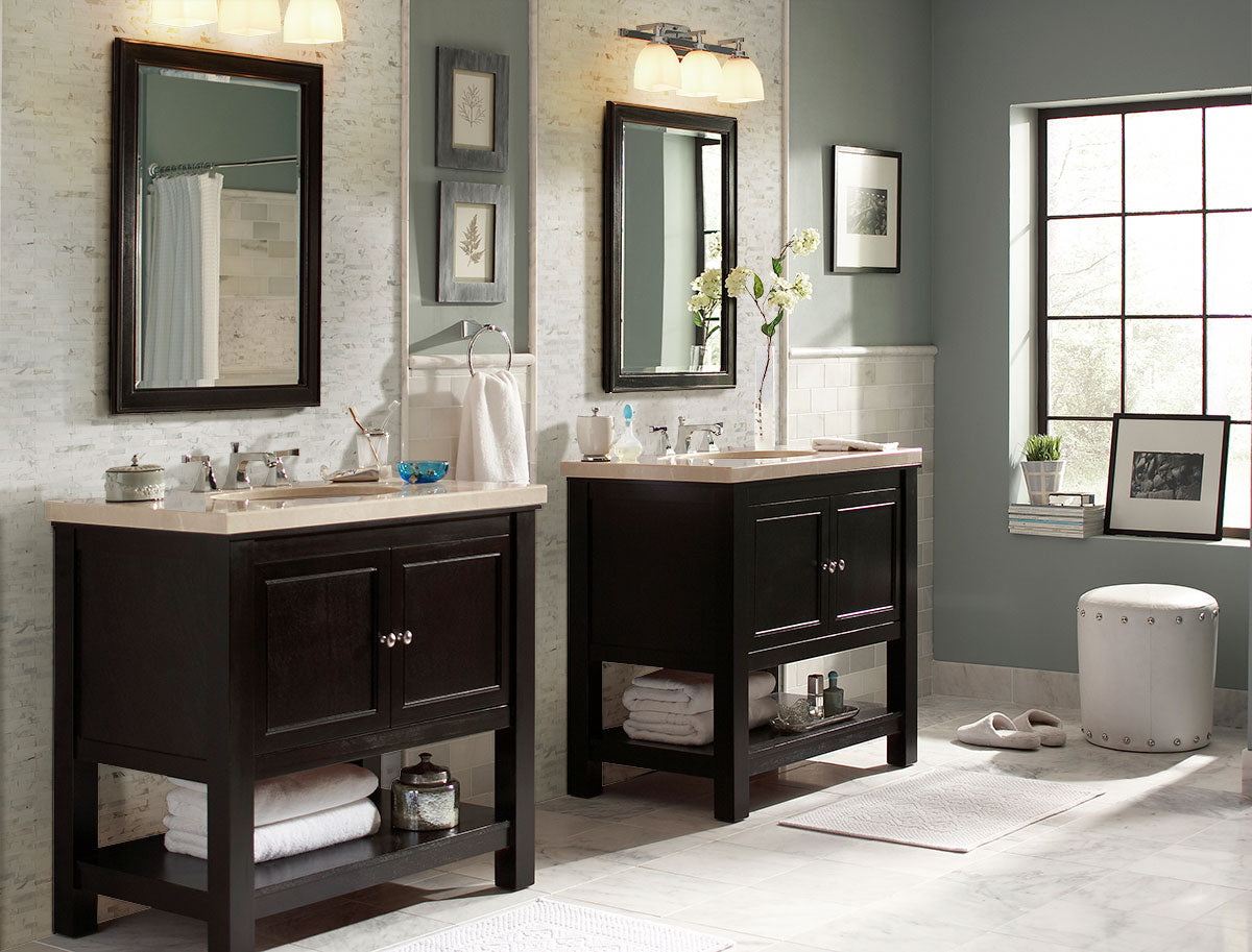 Calacatta Marbella Peel and Stick Marble Mosaic — installed room view — color Marbella Peel And Stick
