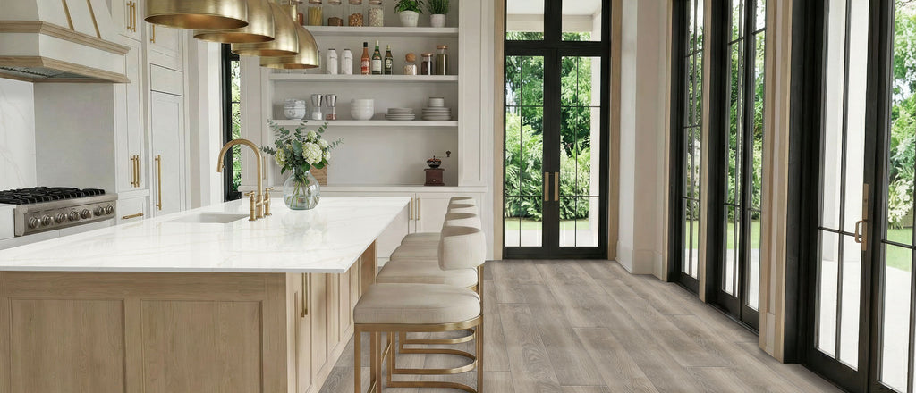 Calacatta Elysio quartz — room scene