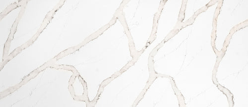 Calacatta Goa quartz — slab