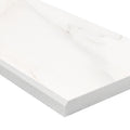 Calacatta Gold Single Beveled Engineered Marble Threshold — clean product view — color Calacatta Gold