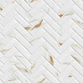 Calacatta Gold Matte Porcelain Wall Tile — clean product view — color Gold, size 1x3