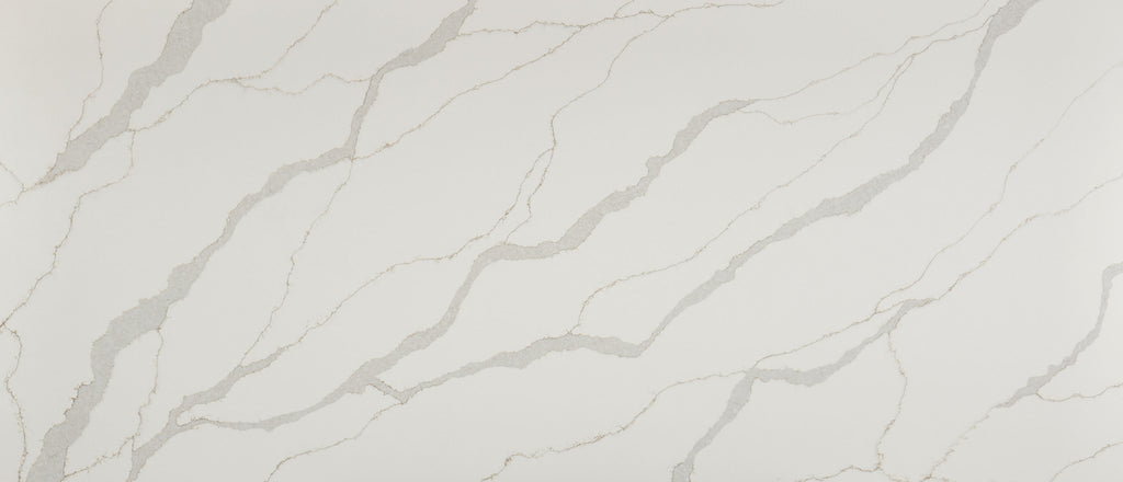 Calacatta Idillio quartz — slab
