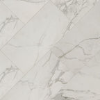 Regallo 2x2 Matte Porcelain Mosaic — isometric scale view — color Calacatta Isla