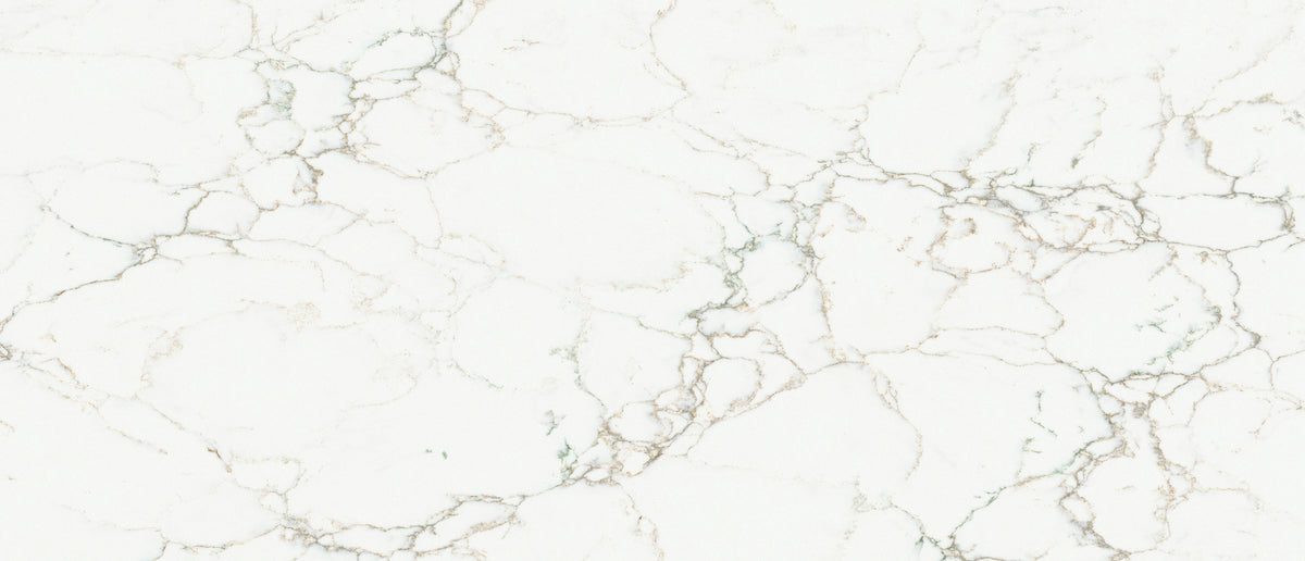 Calacatta Jadira quartz — close up