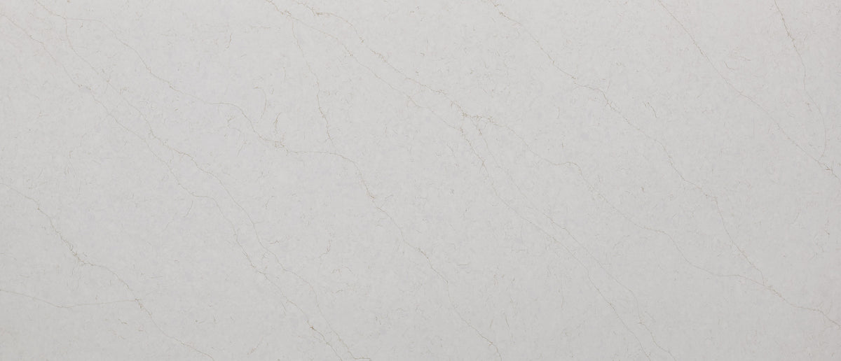 Calacatta Karmelo quartz — slab