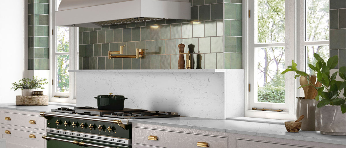 Calacatta Lavasa quartz — room scene