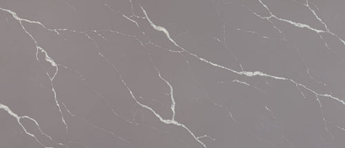 Calacatta Laza Grigio quartz — slab