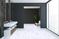 XL Trecento 18x36 Stone-Look Rigid-Core Luxury Vinyl Tile — installed room view — color Calacatta Legend
