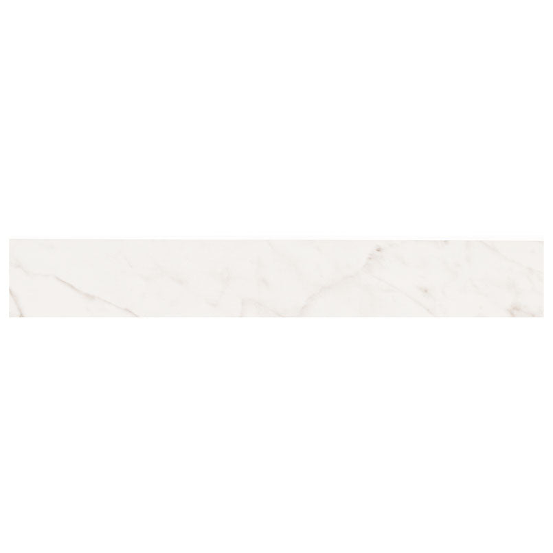Kaya Calacatta Lucca Bullnose, supplier illustration (NKAYCALLUC3X24BN)