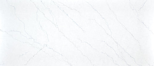 Calacatta Miraggio Cielo quartz — slab