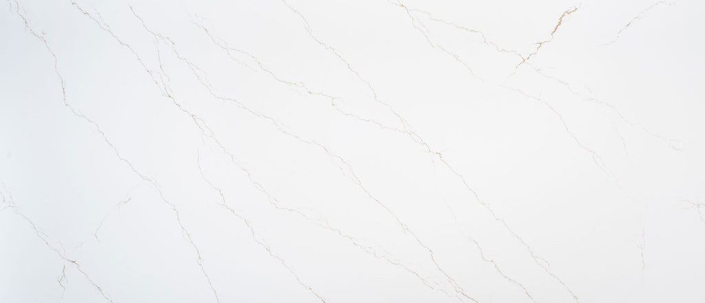 Calacatta Miraggio Gold quartz — slab