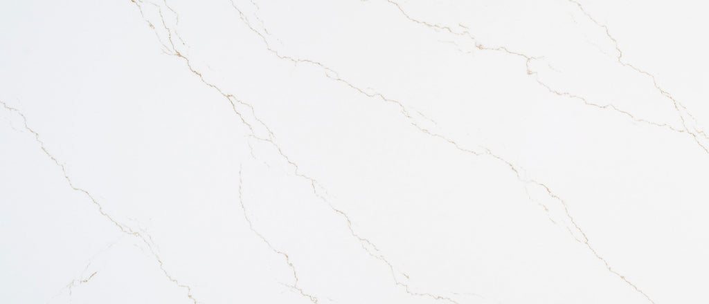 Calacatta Miraggio Gold quartz — close up