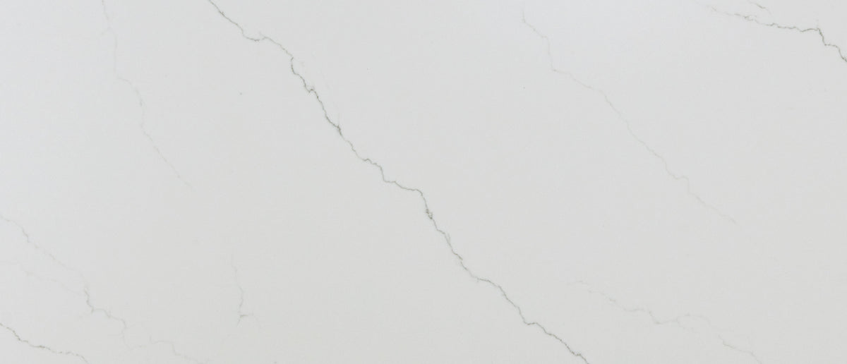Calacatta Miraggio quartz — close up