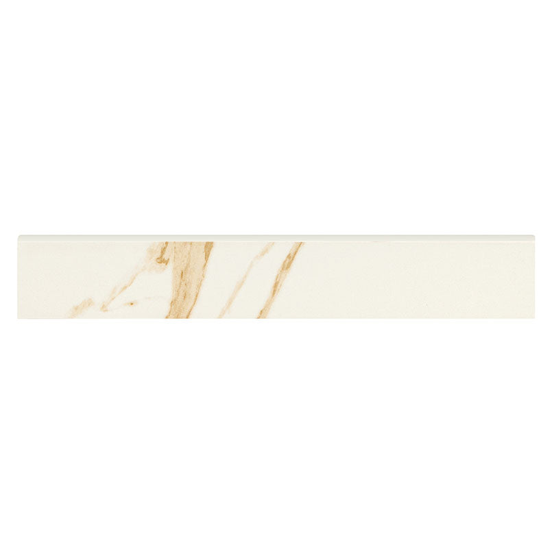 Eden Calacatta Bullnose, supplier illustration (NEDECAL4X24BN)