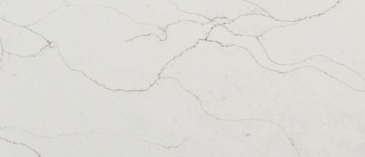 Calacatta Prado quartz — close up