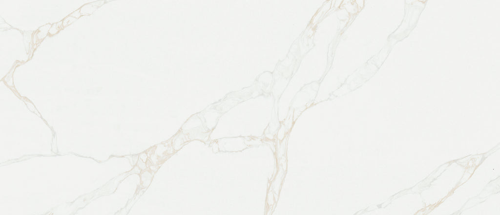 Calacatta Rivessa quartz — close up