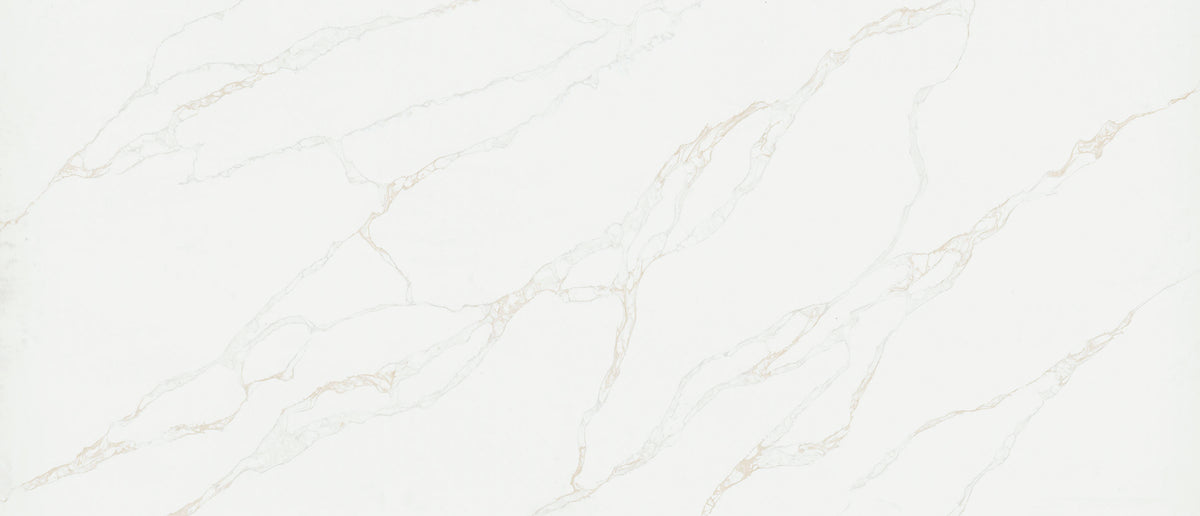 Calacatta Rivessa quartz — slab