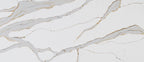Calacatta Solessio quartz — close up