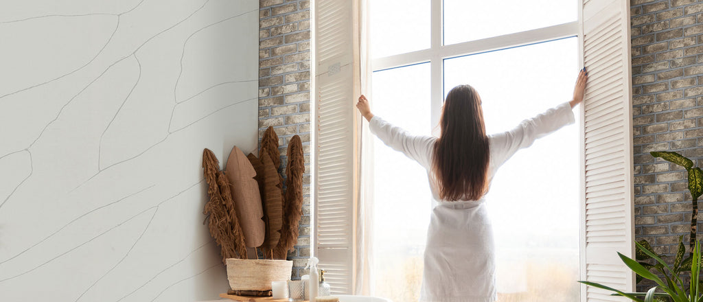 Calacatta Ultra quartz — room scene