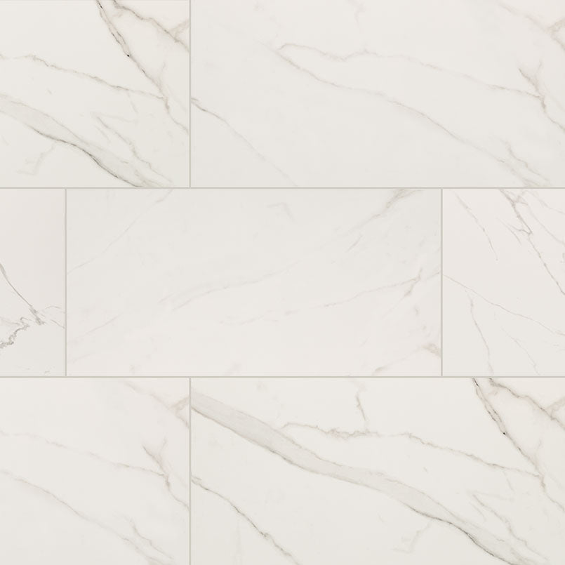 Kaya Calacatta Venato Field Tile, supplier illustration (NKAYCALVEN1224P)
