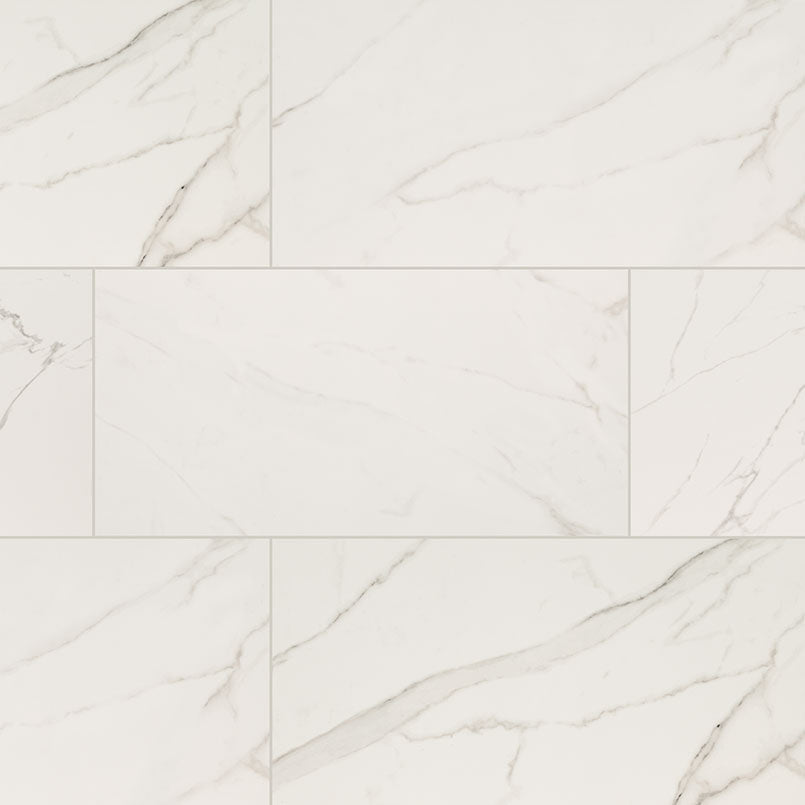 Kaya Calacatta Venato Field Tile, supplier illustration (NKAYCALVEN2448)