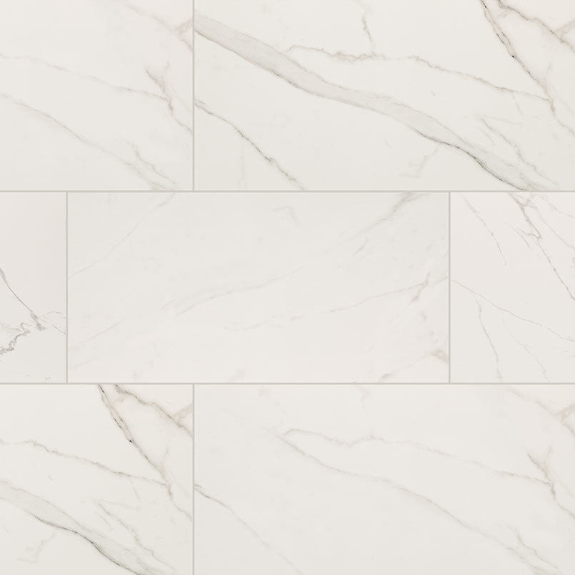 Kaya Calacatta Venato Field Tile, supplier illustration (NKAYCALVEN2448P)