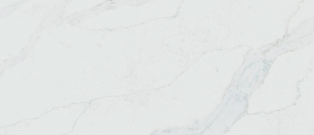 Calacatta Vernello quartz — close up