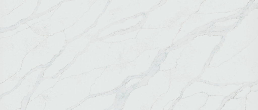 Calacatta Vernello quartz — slab