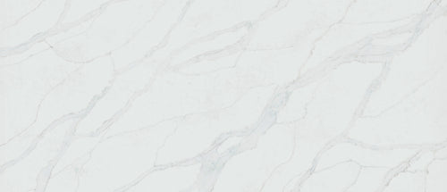 Calacatta Vernello quartz — slab