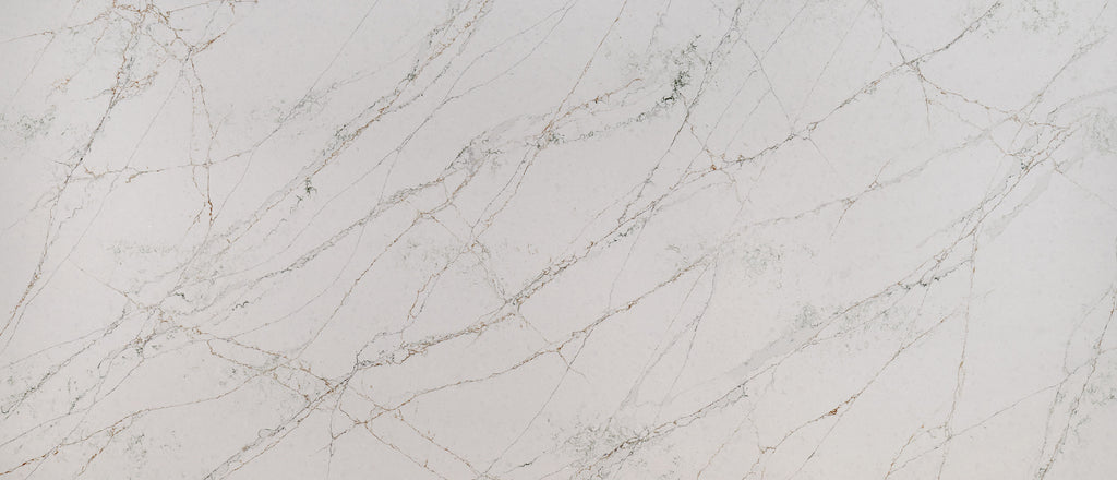 Calacatta Viraldi quartz — slab