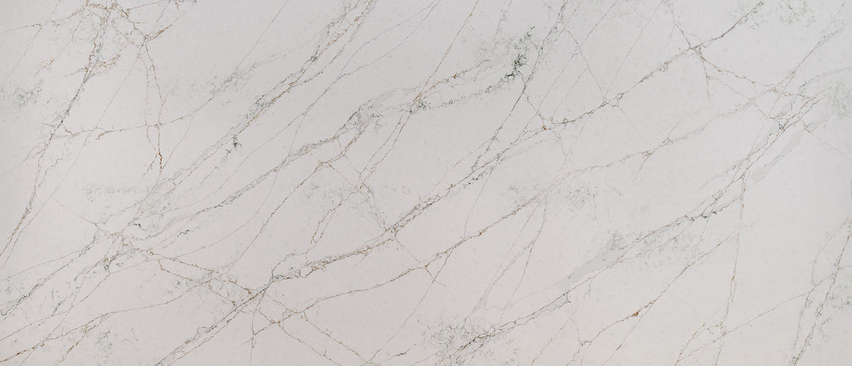 Calacatta Viraldi quartz — slab
