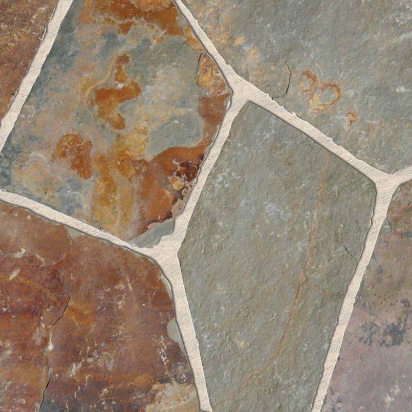 California Gold Mesh-Mounted Flagstone - product detail (representative)
