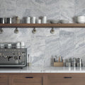 Capri Blue Valentino Fluto 12x24 Honed Fluted Marble Wall Tile product view