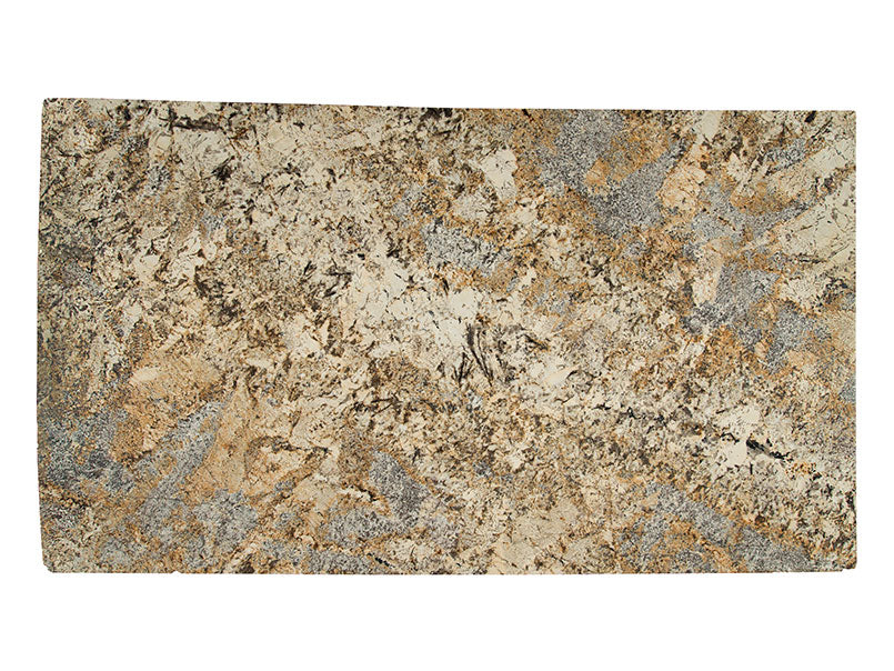 Caravelas Gold Granite Slab — representative full slab
