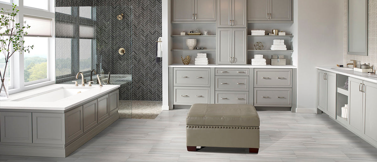 Carrara Marmi countertop room inspiration; installation shown is illustrative
