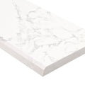 Carrara White 6x73 Single Beveled Polished Engineered Marble Threshold — clean product view — color Carrara White