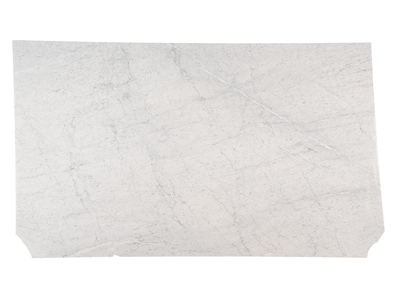 Carrara White Marble Slab — representative full slab