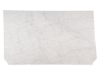 Carrara White Marble Slab — representative full slab